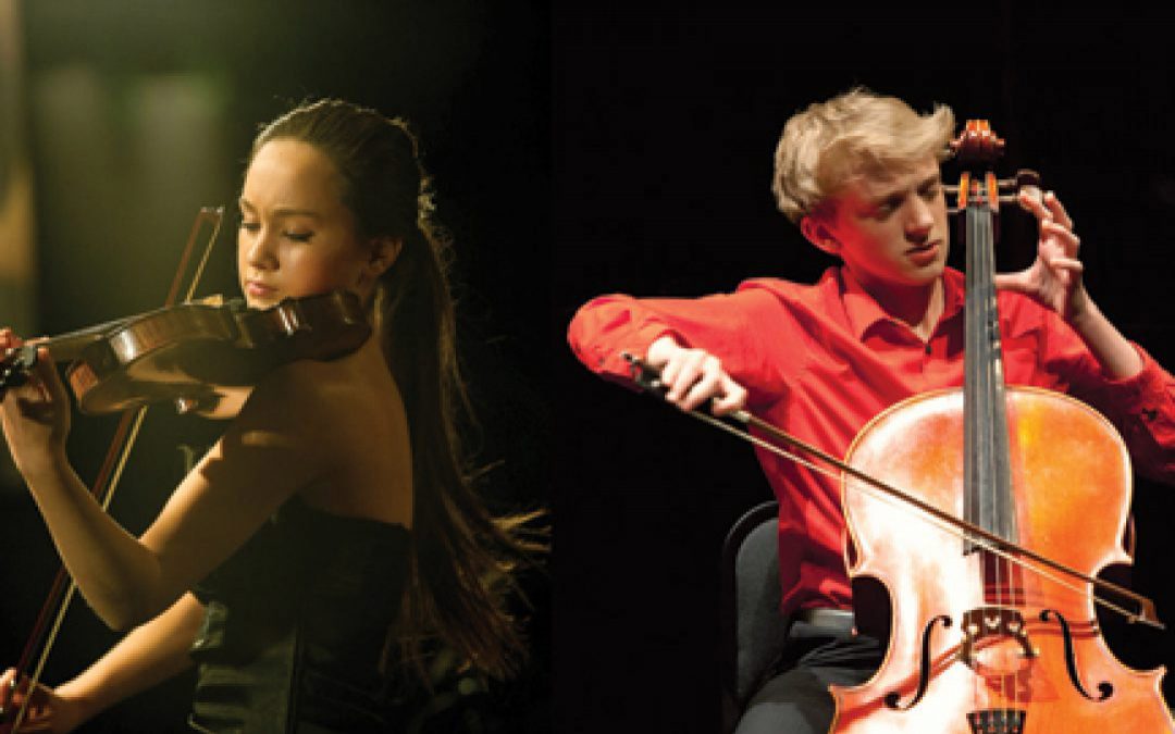 Colleen Venables, violin & Tate Zawadiuk, cello