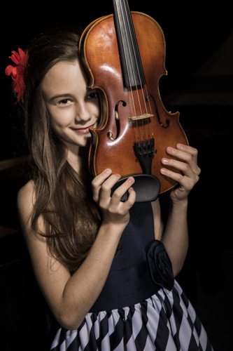 Anna Stube, violinist, performed for High River Gift of Music